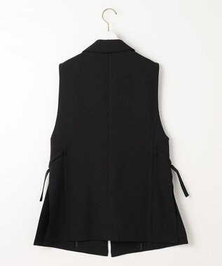 ANY SIS 【洗える】テーラード ジレ ブラック