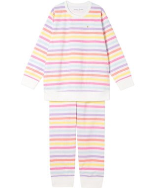 tsumori chisato SLEEP ツモリチサト パジャマ パイル(本体) あったか 長袖 長ズボン レディース UDW405 /ワコール ホワイト