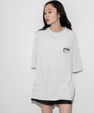 WEGO 【ユニセックス着用ITEM/MLサイズ展開】別注PIRAKOグラフィックT（S） グレー