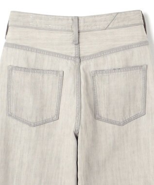 uncrave 【upper hights×uncrave】THE NIECE ストレートデニムパンツ ホワイトスモーク