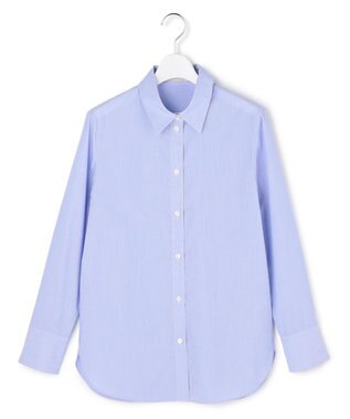 ICB 【2WAY】 クリーンブロード タイ付きシャツ ブルーストライプ