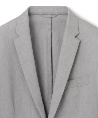 JOSEPH HOMME リネンシャンブレーストレッチ　ジャケット ライトグレー系