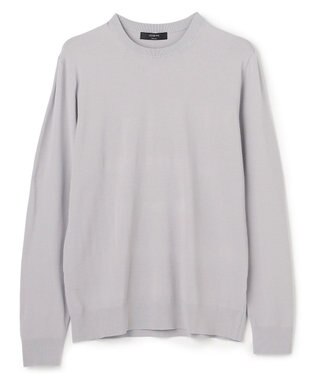 JOSEPH HOMME 【ストレッチ】リュクスレーヨン　クルーネック長袖ニット ライトグレー系