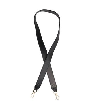 INTER-CHAUSSURES 【Christian Villa】レザーコンビトライアングルミニバッグ ブラックコンビ