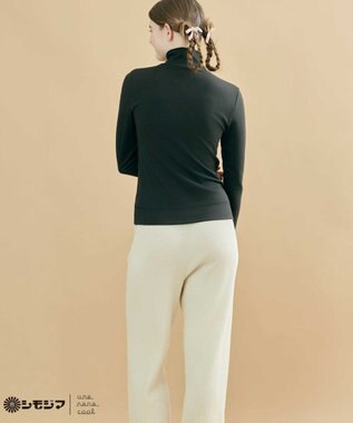une nana cool MADE WITH シモジマ 裏起毛　タートルネック ブラック