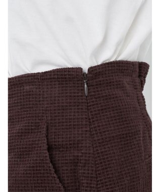 earth music&ecology ワッフルコーデュロイショートパンツ Brown