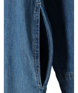 Green Parks ・ＳＵＧＡＲ　ＳＰＯＯＮ　デニムウエスタンワンピース Light Indigo