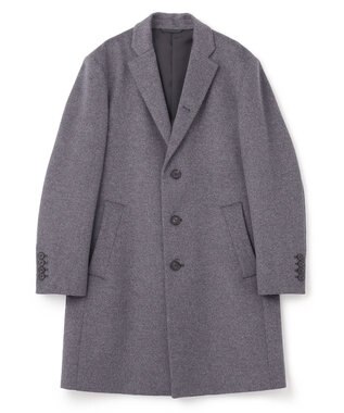 JOSEPH HOMME グロッシーウール　チェスターコート グレー系