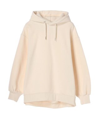 earth music&ecology 裏起毛パーカー Ivory