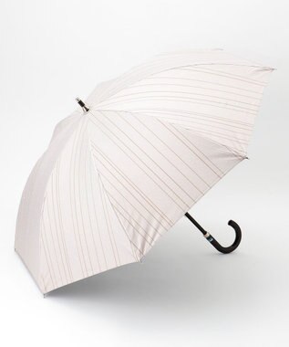 MOONBAT 【ランバン オン ブルー（LANVIN en Bleu）】晴雨兼用日傘　ドットストライプ キャメル