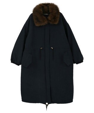 Green Parks ・ＥＬＥＮＣＡＲＥ　ＤＵＥ　中綿モッズコート Navy