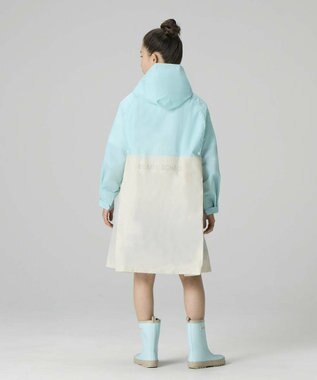 BEAMS SCHOOL シームレスレインコート サックス