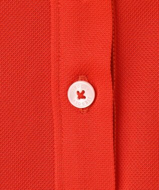 23区GOLF 盛夏対応のマルチ機能【接触冷感・UVケア・吸水速乾】【WOMEN】 カノコシャツ オレンジ系