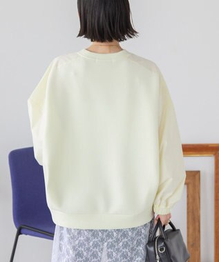 AMERICAN HOLIC 異素材コクーンポンチプルオーバー Light Yellow