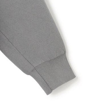 UNFILO MENS 【男女兼用/新色追加】スウェットライク ニットカーディガン [24年秋冬商品] ライトグレー