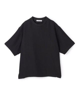 UNFILO MENS ダブルクロス クルーTEE ブラック