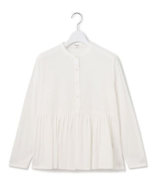 23区 【SLOW/一部店舗限定】ツイステッドシアジャージー カーディガン オフホワイト系