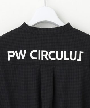 PW CIRCULUS 【高通気 / 軽撥水 / 軽量のDotAir 使用】【WOMEN】バンドカラーワンピ ゴルフウェア レディース ブラック系