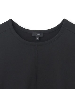 JOSEPH 【洗える】ロイヤルコットン　デザインTEE Black