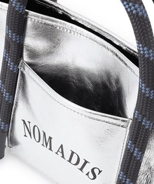 23区 NOMADIS JOY レザー ミニ トートバッグ(シルバー) シルバー系