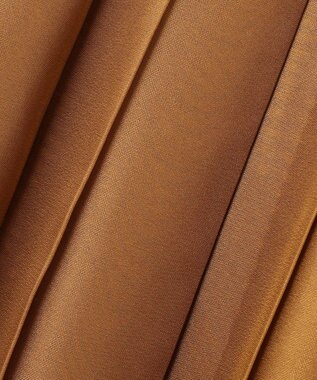 自由区 【カトリエムブーケ】Jupe brillante プリーツスカート キャメル