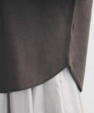 Green Parks もちやわロゴニットプルオーバー Charcoal Gray