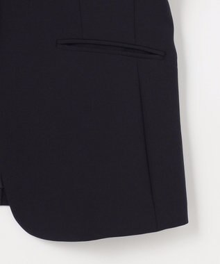 ANY SIS L セレモニーダブルクロス カラーレス ジャケット ネイビー