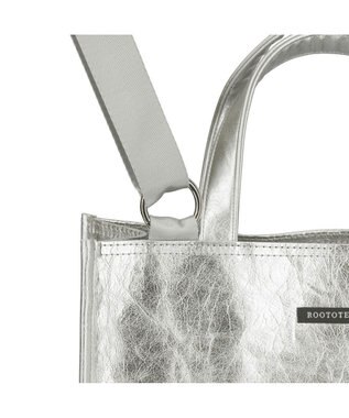 ROOTOTE 1032【木繊維軽量素材】EU.スクエア.メタリック-A 01：シルバー