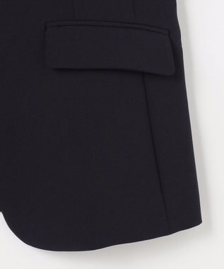 ANY SIS L セレモニーダブルクロス カラーレス ジャケット ネイビー