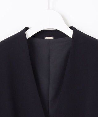 ANY SIS L セレモニーダブルクロス カラーレス ジャケット ネイビー