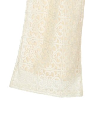 Green Parks 格子柄レースパンツ Light Beige