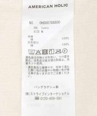 AMERICAN HOLIC コーデュロイCPOシャツジャケット Ivory