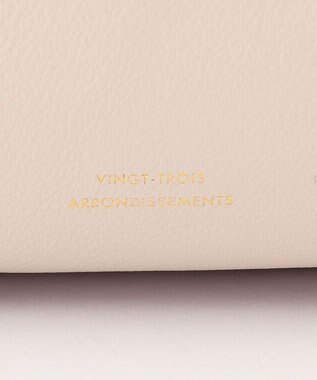 23区 メタルハンドル ショルダー バッグ アイボリー系