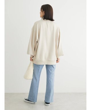 Green Parks ・ＳＵＧＡＲ　ＳＰＯＯＮ　ウラキモウハーフＺＩＰスウェット Ivory