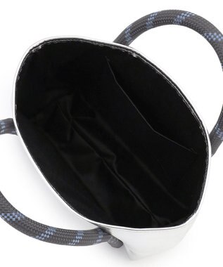 23区 NOMADIS JOY レザー ミニ トートバッグ(シルバー) シルバー系