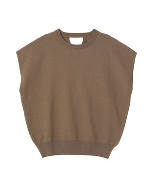 AMERICAN HOLIC 【WEB限定】接触冷感ラメフレンチスリーブニットプルオーバー Brown