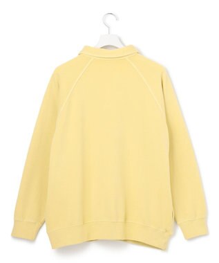 J.PRESS YORK STREET 【UNISEX】ラガータイプラグラン 裏毛トレーナー イエロー系