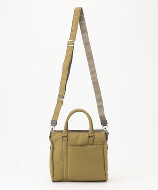 Y'SACCS ツイルナイロン　スクエアトート　Sサイズ スモーキーイエロー