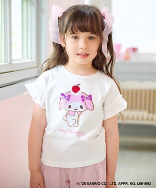 【any FAM ×サンリオキャラクターズ】ミラクルスパンコール Tシャツ