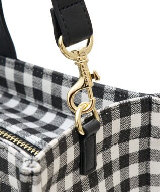 Maison de FLEUR ナローリボンスクエアバッグ Gingham Check
