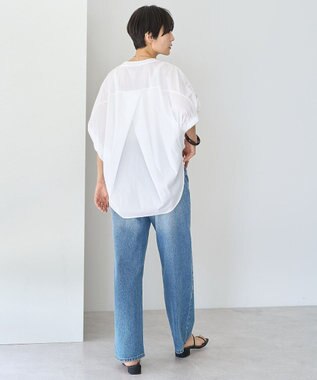 AMERICAN HOLIC 異素材ドッキングドルマンプルオーバー Off White