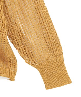 Green Parks ＳＥＴ２点２ｗａｙシャーリングニット＋インナー Orange