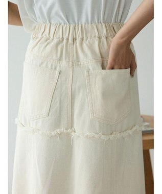 CRAFT STANDARD BOUTIQUE デニム切替スカート Natural
