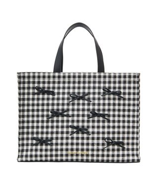 Maison de FLEUR ナローリボンスクエアバッグ Gingham Check