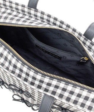 Maison de FLEUR ナローリボンスクエアバッグ Gingham Check