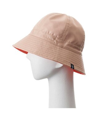 MOONBAT 【洗える】estaa 撥水 丸天バケットハット リバーシブル UV キャメル