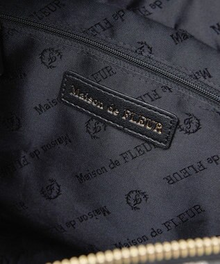 Maison de FLEUR ナローリボンスクエアバッグ Gingham Check