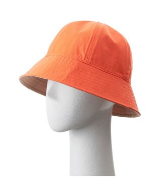 MOONBAT 【洗える】estaa 撥水 丸天バケットハット リバーシブル UV キャメル