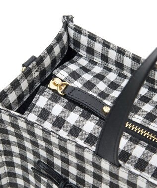 Maison de FLEUR ナローリボンスクエアバッグ Gingham Check