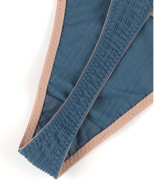 WACOAL Ｔバック ショーツ 【重力ケアブラ】 BXB154とペア はきこみ丈あさめ アウターにひびきにくい ソング レディース PXB454 /ワコール グリーン系